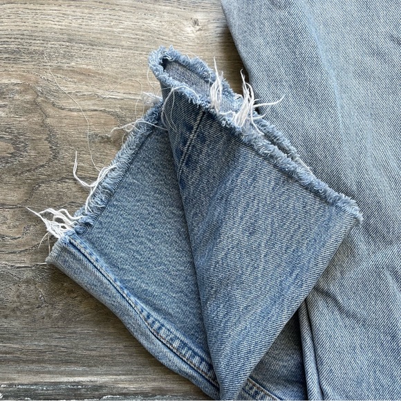 Levis denim button fly straight leg jeans size 30 Women Vintage 90s Made in USA - Picture 12 of 16